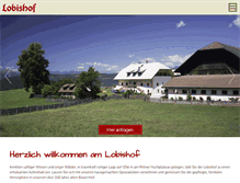 Tablet Screenshot of lobishof.com